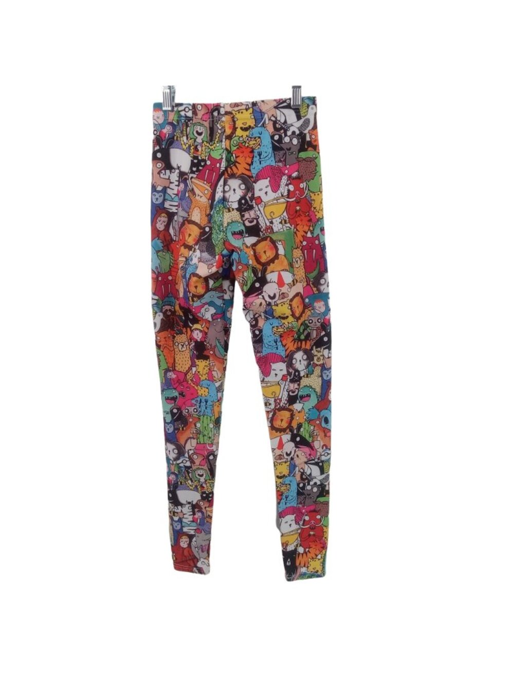 Katie Abey All Over Cat Cartoon Animal Print Leggings XS Weird Wonderful Monster - Picture 5 of 7